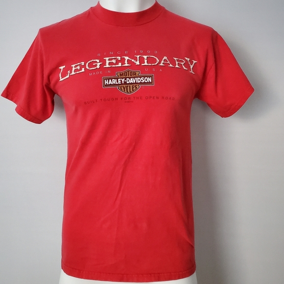 🔥Vintage 1998 Harley-Davidson Tee Red Size M🔥 - Picture 1 of 8